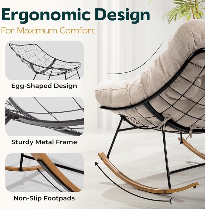 🪑Rocking chairs that can be used indoors or outdoors