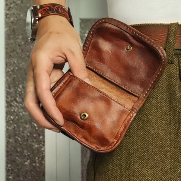 🔥100% Handmade - Vintage Cowhide Wallet