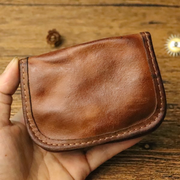 🔥100% Handmade - Vintage Cowhide Wallet