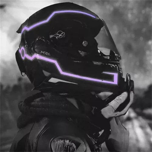 🔥Motorcycle Helmet Light LED DIY Helmet LED Light Motorbike Reflective Strips