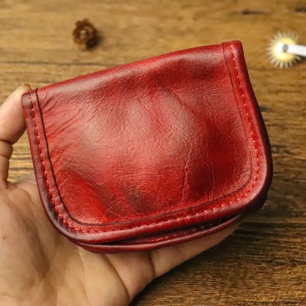 🔥100% Handmade - Vintage Cowhide Wallet
