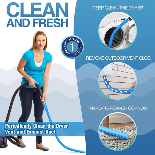 💥LAST DAY SALE 49% OFF💥 Dryer Vent Cleaner Kit.