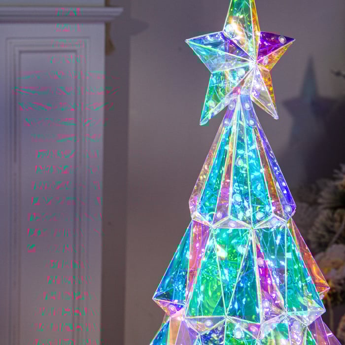 🎅 Early Christmas Sale 🎅✨Christmas Regular Holographic In/Outdoor Figure with Remote