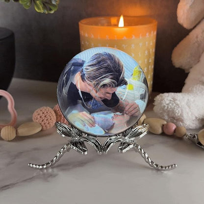 Memory Ball - Memory Ball Light, 3D Video Crystal Ball Projector Night Light, Living Room, Home Decoration, Holiday and Birthday Gifts and Christmas