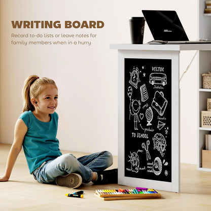 Fold-Out Convertible Writing Table