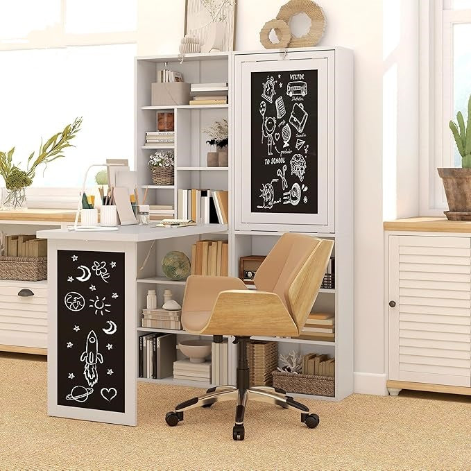 Fold-Out Convertible Writing Table