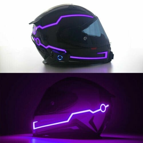 🔥Motorcycle Helmet Light LED DIY Helmet LED Light Motorbike Reflective Strips