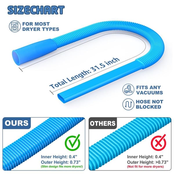 💥LAST DAY SALE 49% OFF💥 Dryer Vent Cleaner Kit.