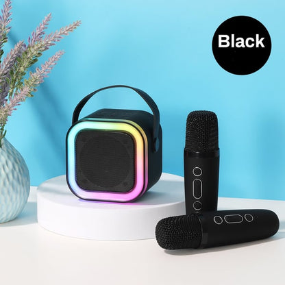 Mini Karaoke Machine with Wireless Microphones